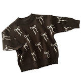 Bow Pullover - Bark