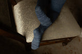 Silly Silas Footed Tights- Denim