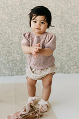 Jamie Kay Vivienne Knitted Top | Dusky Rose