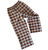 Women’s Check Pants | Walnut