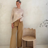 Ladies Line Racer Pants - Olive