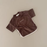 Terry Logo Tee | Chocolate