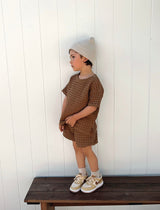 Chunky Waffle Tee | Chocolate