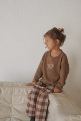Check Pants - Walnut