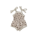Terry Tie Up LOVE Romper