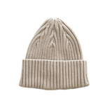 Chunky Ribbed Pixie Beanie | Biscuit