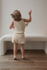 Crochet Shorts | Buttercream