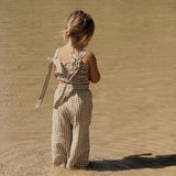 Gingham Pants - Olive