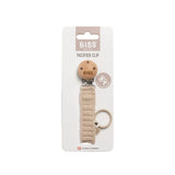 BIBS Knitted Pacifier Clip - Vanilla