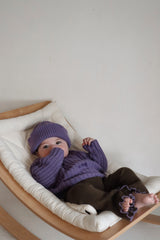 Chunky Knit Pullover - Grape