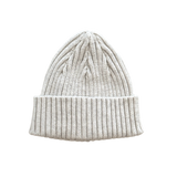 Chunky Ribbed Pixie Beanie | Stone Marle
