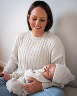 Womens Wide Ribbed Knit | Stone Marle