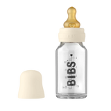 Bibs Baby Glass Bottle Complete Set 110ml - Ivory