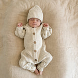 Ribbed Knit Romper | Stone Marle