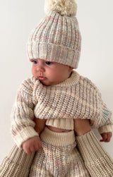 Chunky Knit Jumper | Fairy Floss Stripe