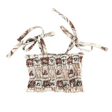 Flow Ruffle Crop - Earth