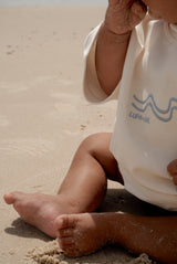 Logo Milk Tee - Sky Embroidery