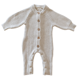 Ribbed Knit Romper | Stone Marle