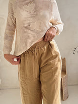 Ladies Line Racer Pants - Olive