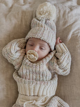 Chunky Knit Beanie | Fairy Floss Stripe