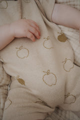 Apple Romper | Olive on Oat