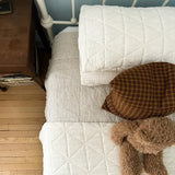 New Grain Quilted pillowcase  - Natural