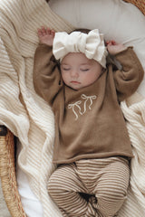 Bow Pullover - Walnut