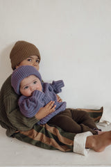Chunky Knit Pullover - Grape