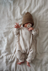 PRE ORDER French Terry Romper | Milk Bottles