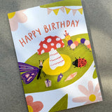 Bug Party Birthday Card