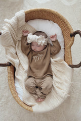 Bow Pullover - Walnut