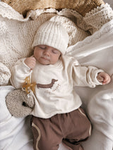 Silly Sausage Lightweight Sweater | Vanilla