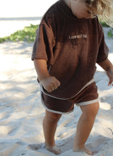 Terry Logo Tee | Chocolate