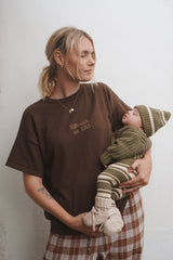 Womens Logo Knit Tee | Bark