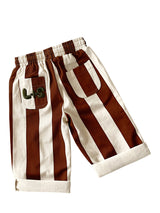 Bobby Canvas Pants - Brick Stripe