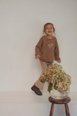 Bow Pullover - Walnut