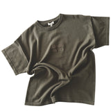 Womens Logo Knit Tee | Moss