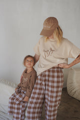 Women’s BOW knit tee | natural