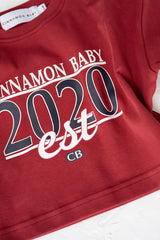 Established Tee- Burgundy