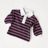 Campus Rugby- Navy Stripe