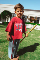 Established Tee- Burgundy