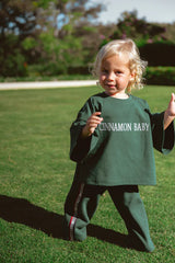 Campus Track Pants- Emerald