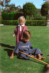 Campus Lounge Suit- Burgundy Stripe