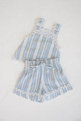 Blue Summer Wave Top