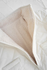 CB Beige Teddy Reversible Jacket