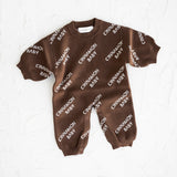 CB Knitted Logo Suit- Dark Chocolate