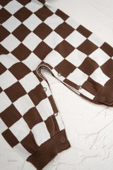 CB Knitted Lounge Suit - Chocolate