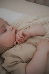 Apple Romper | Olive on Oat