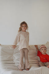 Crochet BOW Pullover - Natural