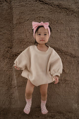 CB Logo Romper - Cream